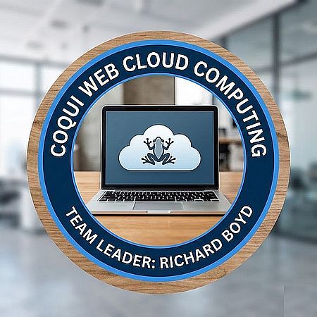 Coqui Web Cloud Computing Logo